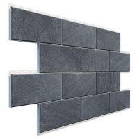 Фасадная термопанель Дагестанский камень - Графит Фасадная термопанель Дагестанский камень - Графит