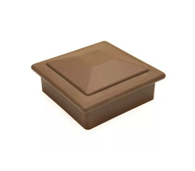 Крышка верхняя ПВХ для столба 125х125 Шоколад от производителя Deckart (Россия) по цене 295 р Крышка верхняя ПВХ для столба 125х125 Шоколад от производителя Deckart (Россия) по цене 295 р