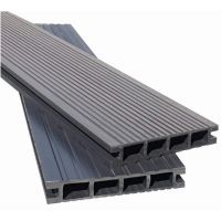 Террасная доска из ДПК Вельвет - Коричневый Террасная доска из ДПК Вельвет - Коричневый