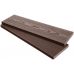 Террасная доска ДПК Tehno полнотелая Шоколад от производителя  Ecodecking по цене 2 000 р