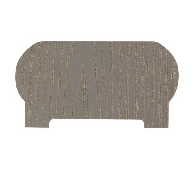 Заглушка торцевая для перил ДПК 95х50 Графит от производителя  Faynag по цене 385 р