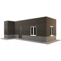 Фасадная панель GRINDERDECO, двухсторонняя Венге Фасадная панель GRINDERDECO, двухсторонняя Венге