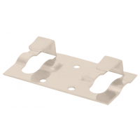 Кляймер рядный для монтажа наличника Белый