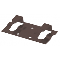 Кляймер стартовый для монтажа наличника Коричневый Кляймер стартовый для монтажа наличника Коричневый