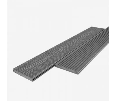 Террасная доска ДПК UnoDeck Solid Серый от производителя  RusDecking по цене 823 р