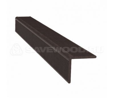 Уголок ДПК 40x40x5 Темно-коричневый от производителя  Savewood по цене 384 р