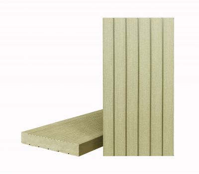 Террасная доска КЛАССИК полнотелая без паза Фисташка (Под заказ) от производителя  Terrapol по цене 1 169 р