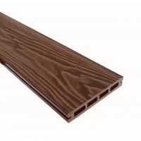 Террасная доска Смарт 3D Пустотелая с пазом Орех Милано Террасная доска Смарт 3D Пустотелая с пазом Орех Милано