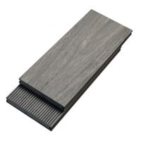 Террасная доска из ДПК Multicolor Серый Полнотелая 160мм