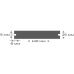Террасная доска ДПК 3D Nevada/California Чёрная (полнотелая) от производителя  OutDoor по цене 504 р