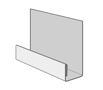 Стартовая планка металлическая (длина 2 м) длных панелей от производителя  Holzplast по цене 0 р