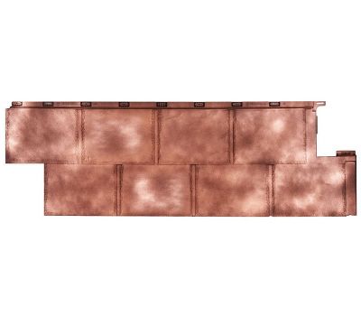 Фасадные панели (цокольный сайдинг) коллекция Галактика - Медь от производителя  Т-сайдинг по цене 510 р
