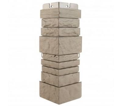 Угол наружный Скалистый камень ЭКО Бежевый от производителя  Альта-профиль по цене 324 р