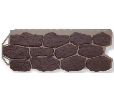 Фасадные панели (цокольный сайдинг)   Бутовый камень Датский от производителя  Альта-профиль по цене 654 р