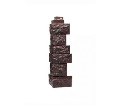 Угол наружный коллекция Дикий камень Коричневый от производителя  Fineber по цене 564 р