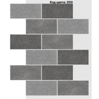 Фасадная система Блок 400х190 мм (Микс на армирующей сетке) Код цвета: 200 Фасадная система Блок 400х190 мм (Микс на армирующей сетке) Код цвета: 200