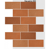 Фасадная система Блок 400х190 мм (Микс на армирующей сетке) Код цвета: 500 Фасадная система Блок 400х190 мм (Микс на армирующей сетке) Код цвета: 500