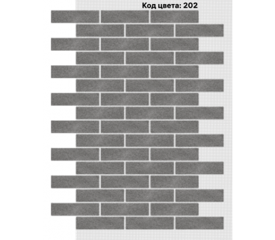 Фасадная система Кирпич 250х65 мм (Однотонный на армирующей сетке) Код цвета: 202 от производителя  АМК по цене 996 р