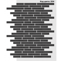 Фасадная система Ригель 150х39/250х39/350х39 мм (Однотонный на армирующей сетке) Код цвета. 204