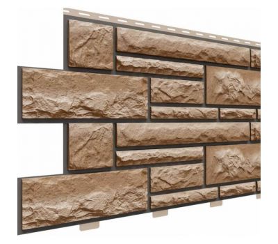 Цокольный сайдинг коллекция NEW - Миндаль от производителя  Доломит по цене 672 р