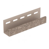 J-планка Стоун-хаус Сланец Бурый