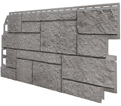 Фасадные панели (Цокольный Сайдинг) VOX Sandstone Светло-серый от производителя  Vox по цене 690 р
