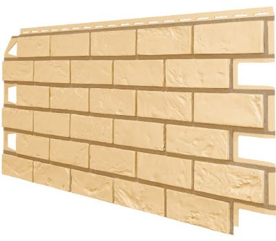 Фасадные панели (Цокольный Сайдинг) VOX Vilo Brick Песочный от производителя  Vox по цене 618 р