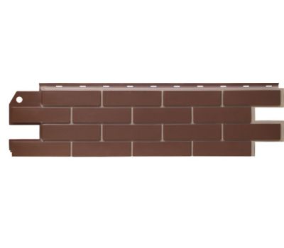 Фасадная панель Кирпич коричневый от производителя  SteinDorf по цене 432 р