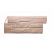Фасадные панели (цокольный сайдинг) коллекция Камень Крупный - Терракотовый от производителя  Fineber по цене 606 р