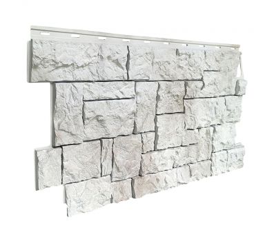 Фасадные панели (цокольный сайдинг) коллекция камень дикий - Жемчужный от производителя Fineber по цене 642 р Фасадные панели (цокольный сайдинг) коллекция камень дикий - Жемчужный от производителя Fineber по цене 642 р