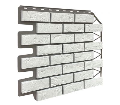 Фасадные панели Кирпич Баварский - Белый от производителя Fineber по цене 491 р Фасадные панели Кирпич Баварский - Белый от производителя Fineber по цене 491 р