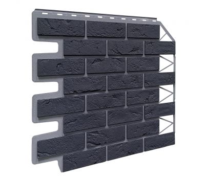 Фасадные панели Кирпич Баварский - Графит от производителя Fineber по цене 491 р Фасадные панели Кирпич Баварский - Графит от производителя Fineber по цене 491 р