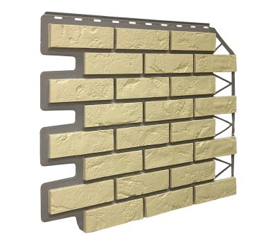 Фасадные панели Кирпич Баварский - Песочный от производителя Fineber по цене 491 р Фасадные панели Кирпич Баварский - Песочный от производителя Fineber по цене 491 р