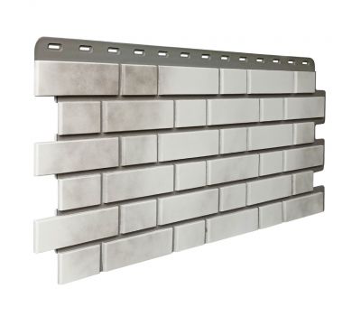 Фасадные панели (цокольный сайдинг) Кирпич Клинкерный 3D Бело-коричневый от производителя Fineber по цене 538 р Фасадные панели (цокольный сайдинг) Кирпич Клинкерный 3D Бело-коричневый от производителя Fineber по цене 538 р