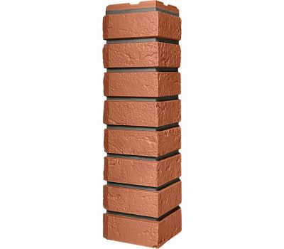 Угол наружный Коллекция кирпич баварский Терракотовый от производителя  Fineber по цене 678 р
