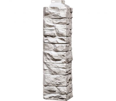 Угол наружный коллекция Скала Мелованный белый от производителя  Fineber по цене 600 р