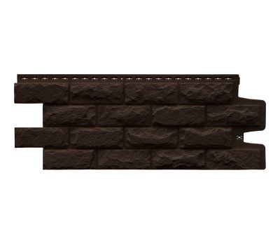 Фасадные панели Стандарт Камень колотый Шоколадный (Коричневый) от производителя  Grand Line по цене 450 р