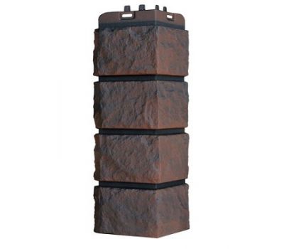 Угол наружный Колотый Камень Элит Трюфель (чёрный шов) от производителя  Grand Line по цене 624 р