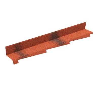 Примыкание боковое правое Classic/Roman Античный красный от производителя  Decra по цене 1 530 р