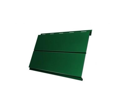 Металлический сайдинг Вертикаль (line) 0,5 Satin RAL 6005 Зеленый мох от производителя  Grand Line по цене 1 036 р