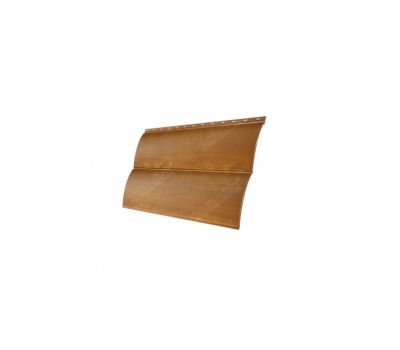 Металлический сайдинг Блок-хаус new 0,45 Druid Golden Wood от производителя  Grand Line по цене 1 080 р