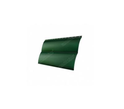 Металлический сайдинг Блок-хаус new 0,45 PE RAL 6005 Зеленый мох от производителя  Grand Line по цене 885 р