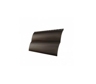 Металлический сайдинг Блок-хаус new 0,5 Quarzit RR 32 Темно-коричневый от производителя  Grand Line по цене 1 488 р