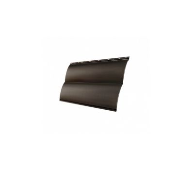 Металлический сайдинг Блок-хаус new 0,5 Satin RR 32 Темно-коричневый от производителя  Grand Line по цене 982 р