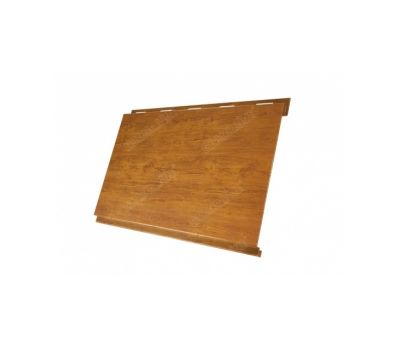Металлический сайдинг Вертикаль (classic) 0,45 Print-Double Golden Wood от производителя  Grand Line по цене 1 056 р