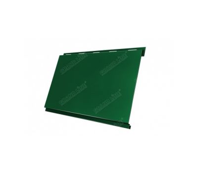 Металлический сайдинг Вертикаль (classic) 0,5 Velur20 RAL 6005 Зеленый мох от производителя  Grand Line по цене 1 404 р