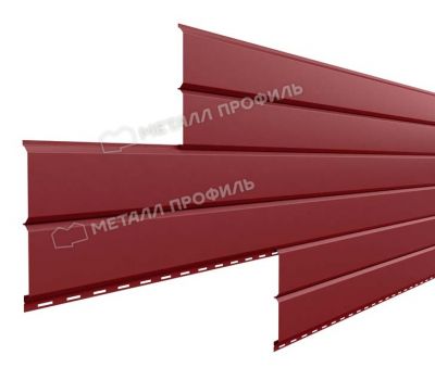 Металлический сайдинг Lбрус-15х240 (ПЭ-01-3011-0.45) Коричнево-красный от производителя  Металл Профиль по цене 1 078 р
