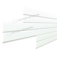 Металлический сайдинг Lбрус-15х240 (ПЭ-01-9003-0.5) Белый Металлический сайдинг Lбрус-15х240 (ПЭ-01-9003-0.5) Белый