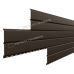 Металлический сайдинг Lбрус-15х240 (ПРМ-03-RR32-0.5) Темно-коричневый от производителя  Металл Профиль по цене 875 р