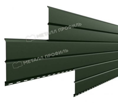 Металлический сайдинг Lбрус-15х240 (VikingMP-01-6007-0.45) Бутылочно-зеленый от производителя  Металл Профиль по цене 845 р